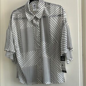 Cabi parallel Striped Top, new with tags